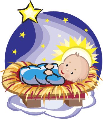 350x406 Jesus Christmas Clip Art Fun For Christmas