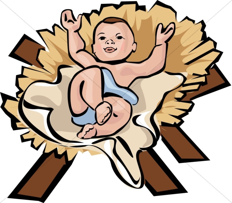 776x678 Baby Jesus In A Manger Clipart Nativity Scene With Wise Men