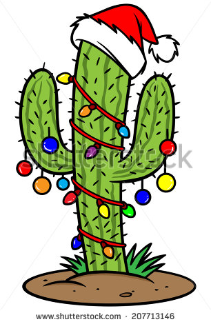 306x470 Desert Christmas Clipart