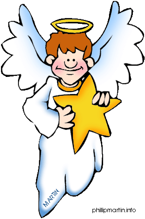 298x450 Angel Clipart Christmas Cartoon
