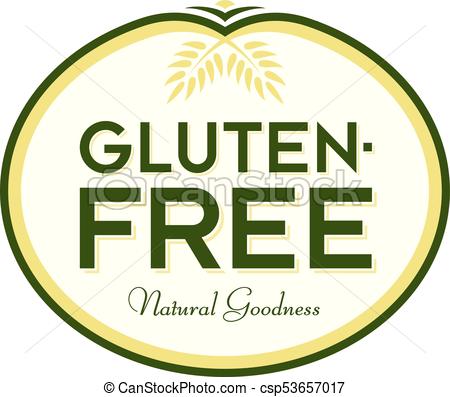 450x397 Gluten Free Natural Goodness Logo Symbol. Gluten Free Vector