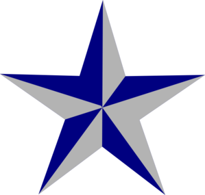 299x285 Blue Star Clip Art
