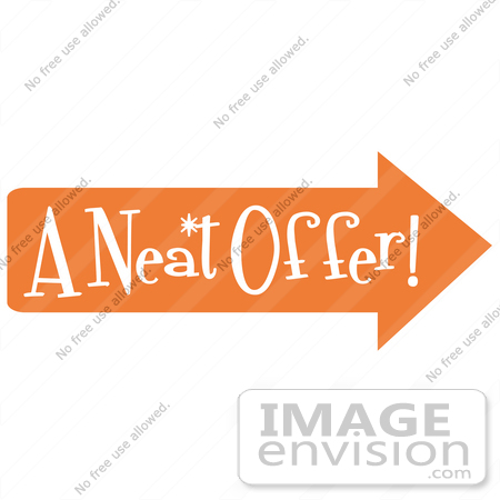 450x450 Royalty Free Cartoon Clip Art Of A Vintage Sign Showing An Orange