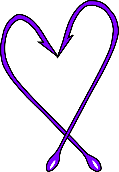 414x598 Crafty Ideas Fish Hook Heart