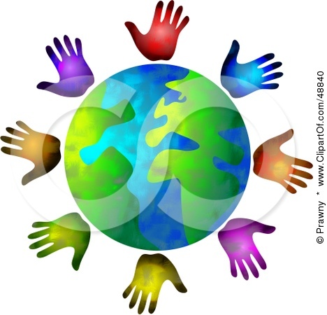 468x450 Neighborhood Social Clipart