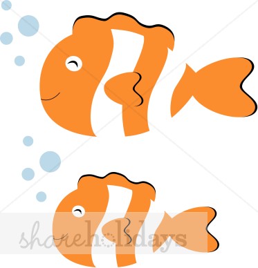 373x388 Clownfish Clipart Small Fish