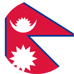 250x250 Nepal Flag Clipart
