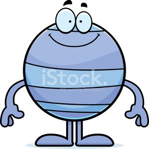 300x300 Happy Cartoon Neptune Stock Vectors