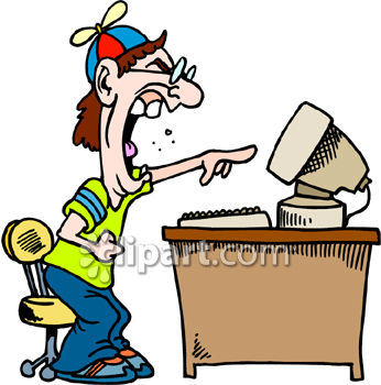 346x350 Nerd With Propeller Beanie Clipart