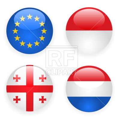 400x400 Clip Art Netherlands Flag Round Clipart