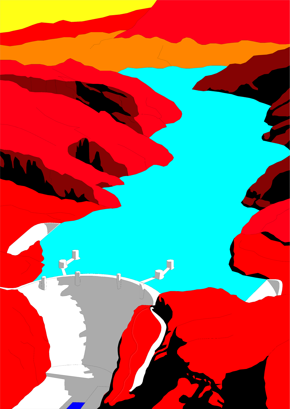 958x1350 Hoover Dam Free Stock Photo Illustration Of The Hoover Dam