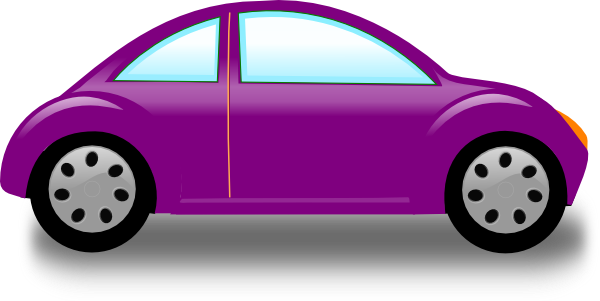 600x301 Purple Car Clip Art