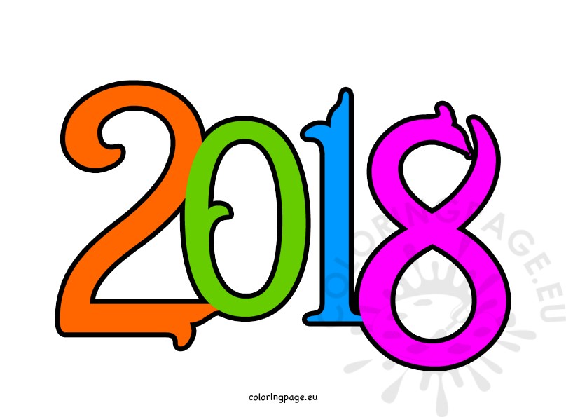 808x595 Happy New Year 2018 Clip Art, Vector Design Art Hd Images Happy
