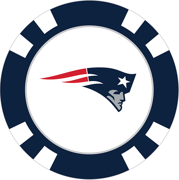600x602 New England Patriots Poker Chip Ball Marker