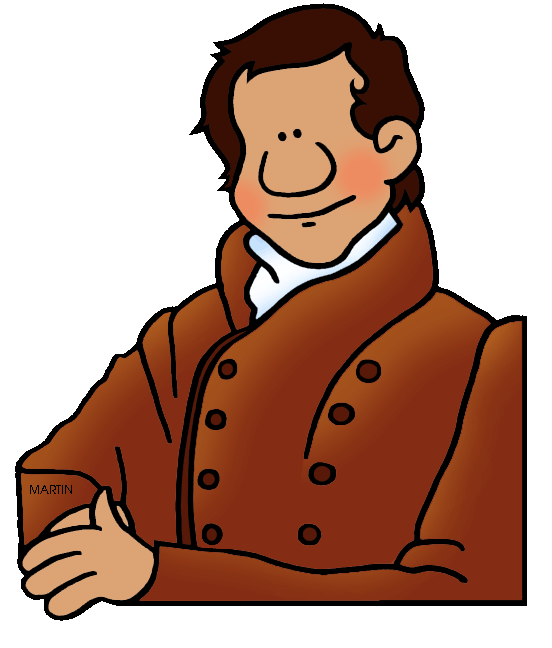 552x648 United States Clip Art By Phillip Martin, Famous People From New