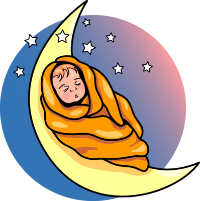 398x400 Image Baby On The Moon Baby Clip Art