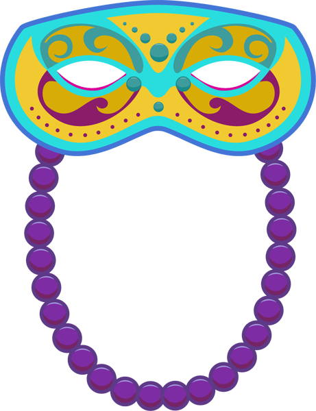 461x600 Mardi Gras New Orleans Clipart Image 1