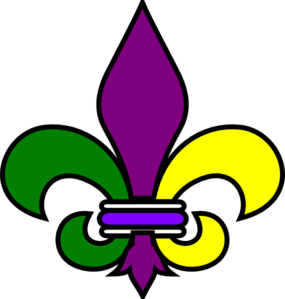 285x299 New Orleans Fleur De Lis Clip Art