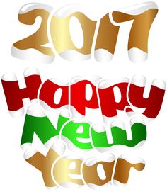 236x271 Cool Gold 2017 Transparent Png Clip Art Image Happy New Year
