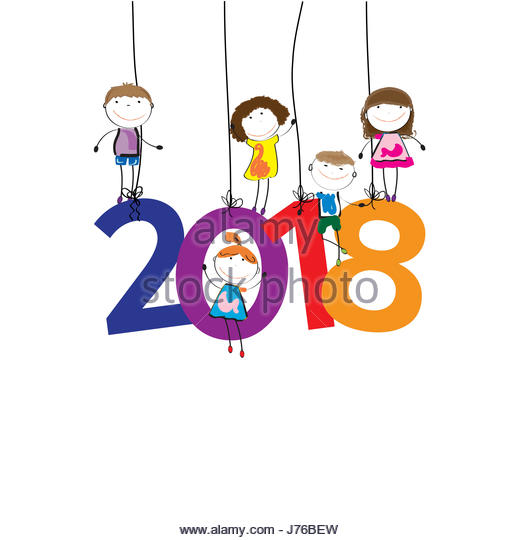 520x540 Bew New Year Clip Art Merry Christmas And Happy New Year 2018