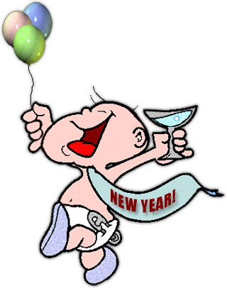 320x406 New Year's Day 2016 Clipart