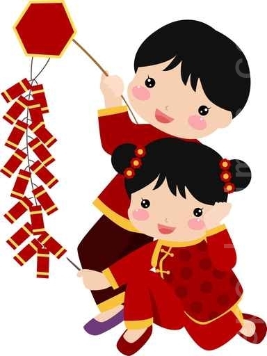384x512 Cute Chinese New Year Clipart