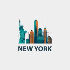 236x236 New York City Design Clipart Vectoriel 177572118 Travelplaces