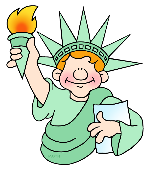 578x648 United States Clip Art By Phillip Martin, New York Tourist