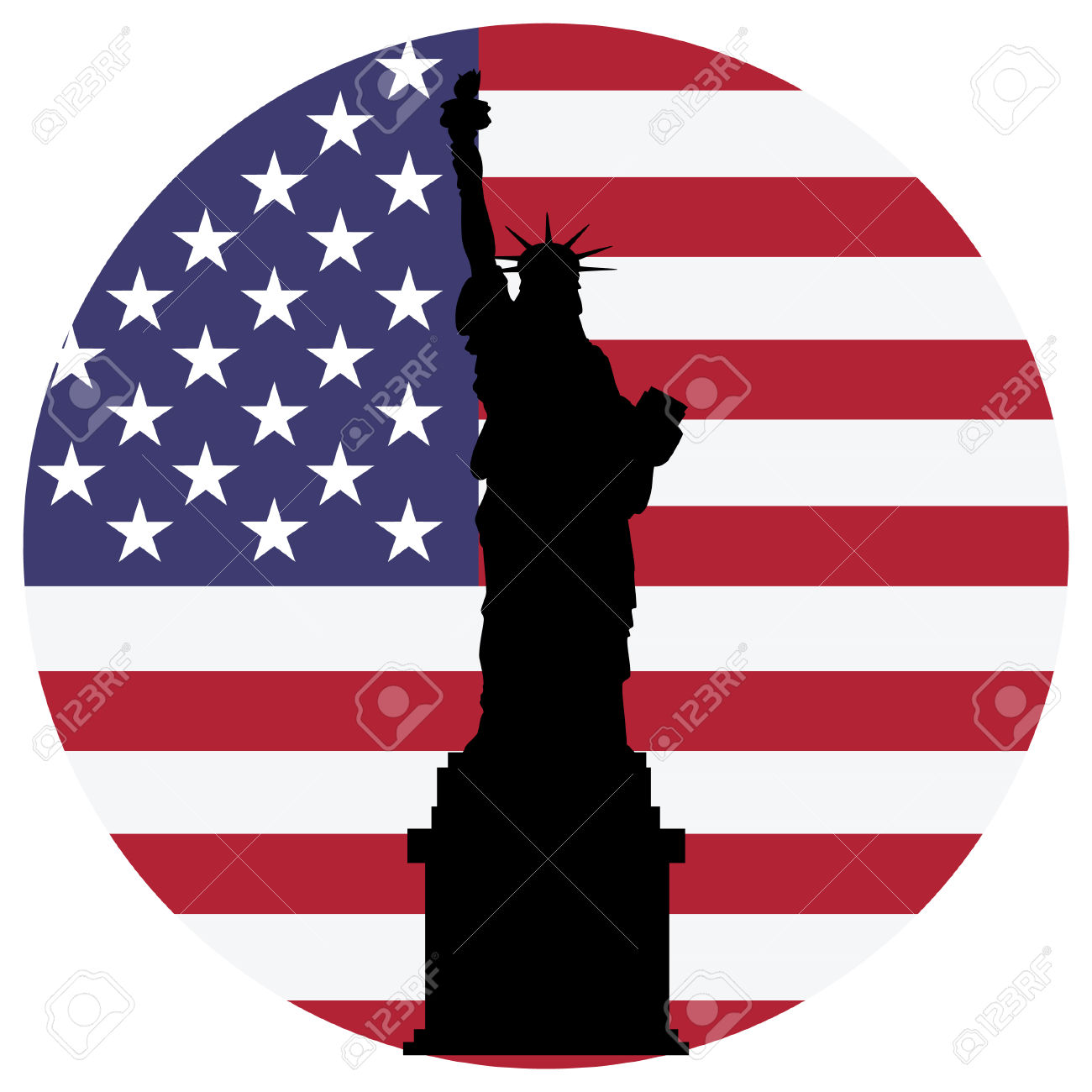 1300x1300 American Flag Clipart New York