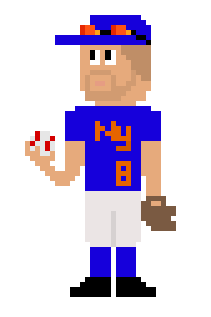420x630 New York Mets Pixel Art Maker