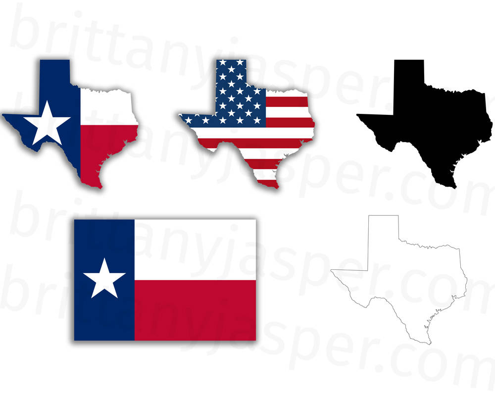 1000x794 Texas State Flag Svg Vector Clip Art