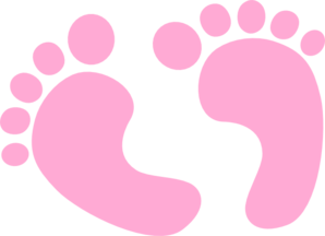 298x216 Baby Feet Clip Art
