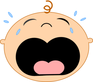 300x264 Screaming Clipart Infant