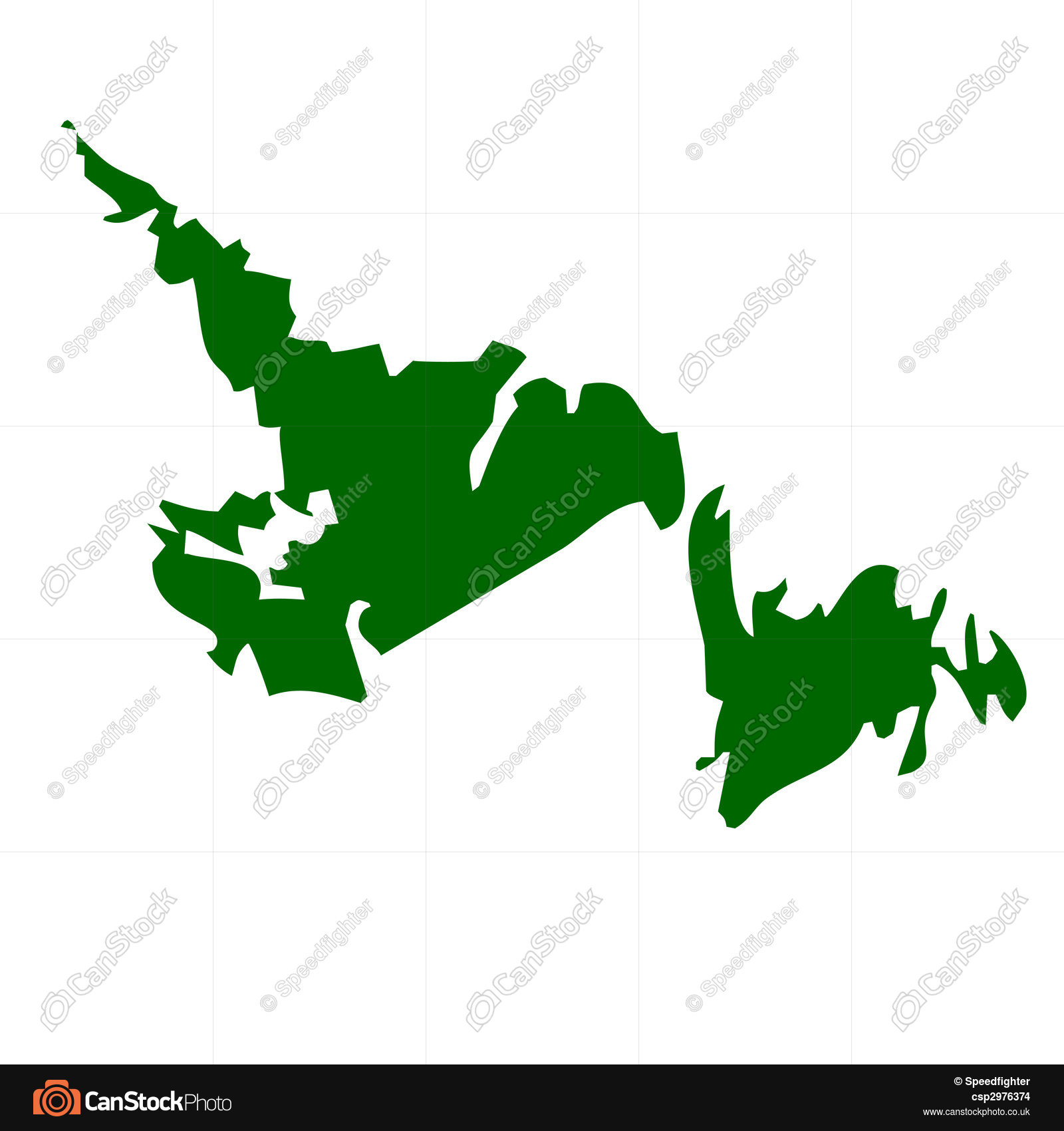 1600x1700 Map Of Newfoundland Province Or Territory In Canada, Drawing