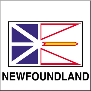 304x304 Clip Art Flags Newfoundland Color I Abcteach
