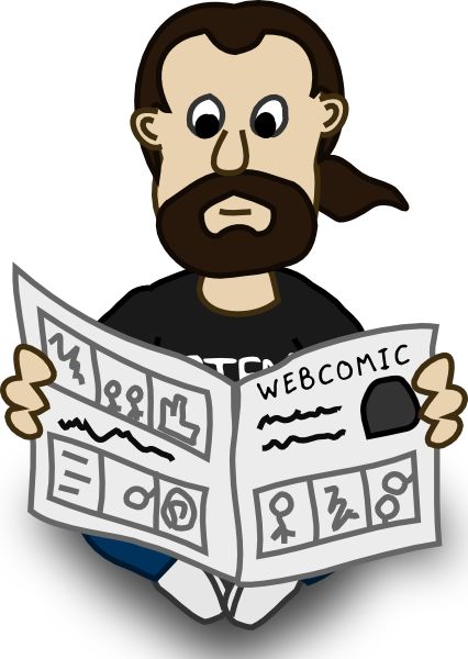 426x600 Comic Characters Newspaper Clip Art Free Vector 4vector