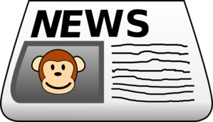 299x171 Monkey News Clip Art
