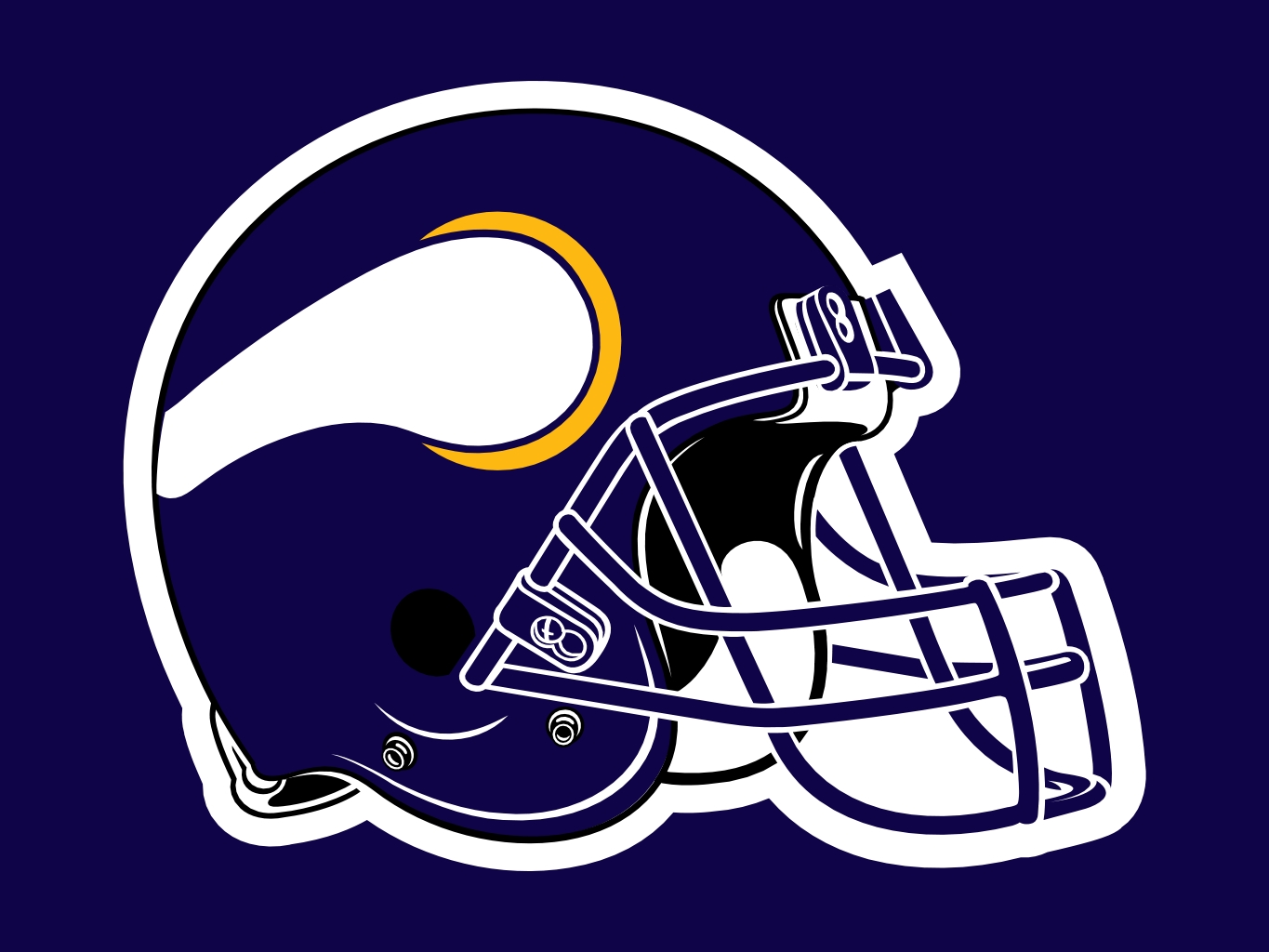 1365x1024 Minnesota Vikings Football Clipart