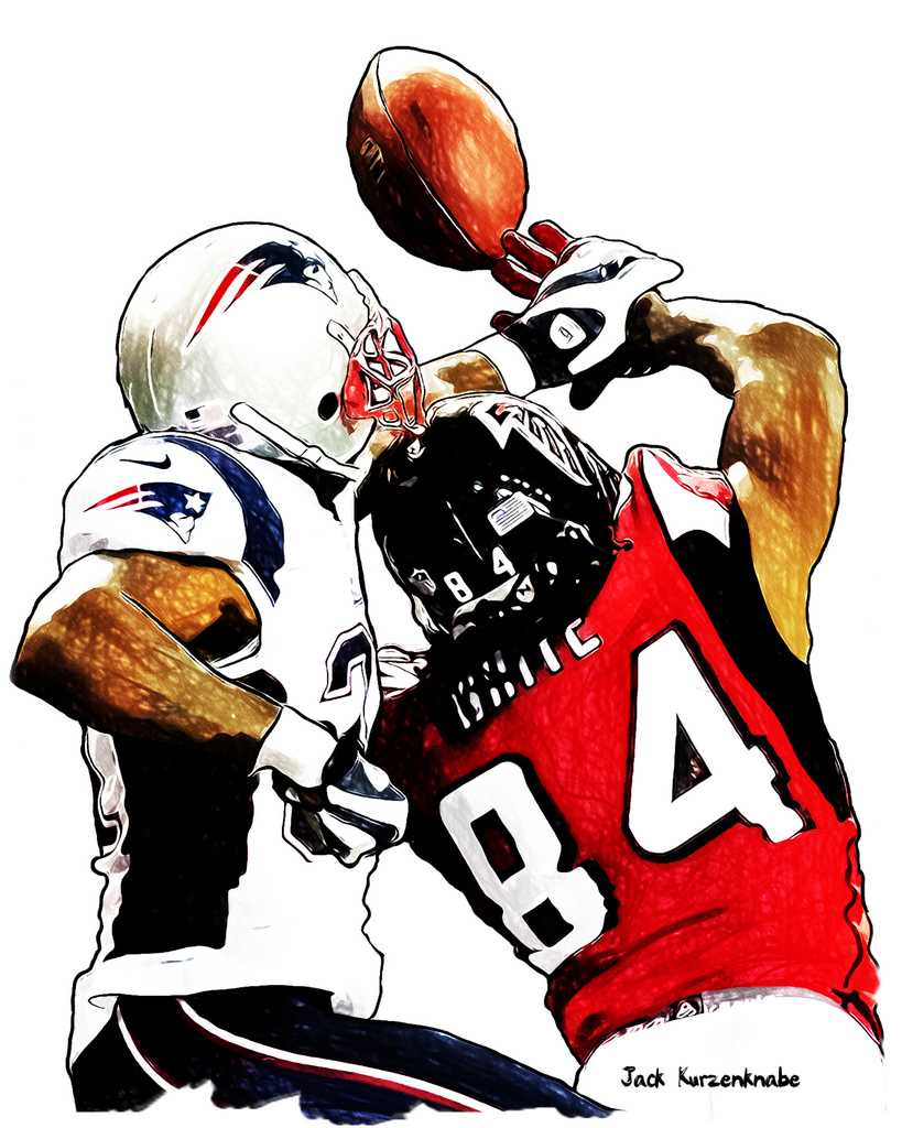 819x1024 Football Artwork