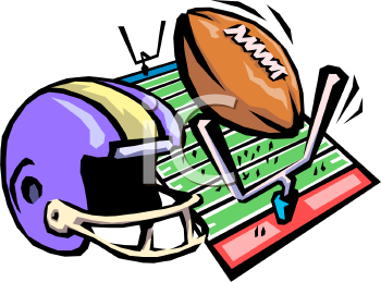 350x259 Football Game Program Clipart