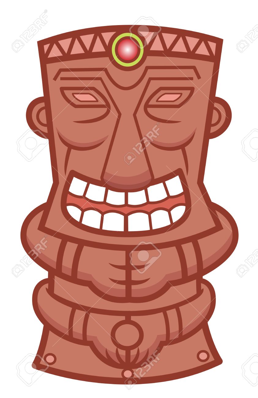 843x1300 Hawaii Clipart Statue