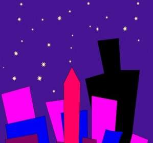299x280 Vector Night City Bright Vector Misc Free Vector Free Download