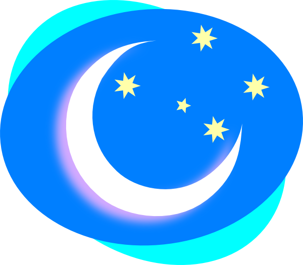 600x525 Crescent And Stars Clip Art