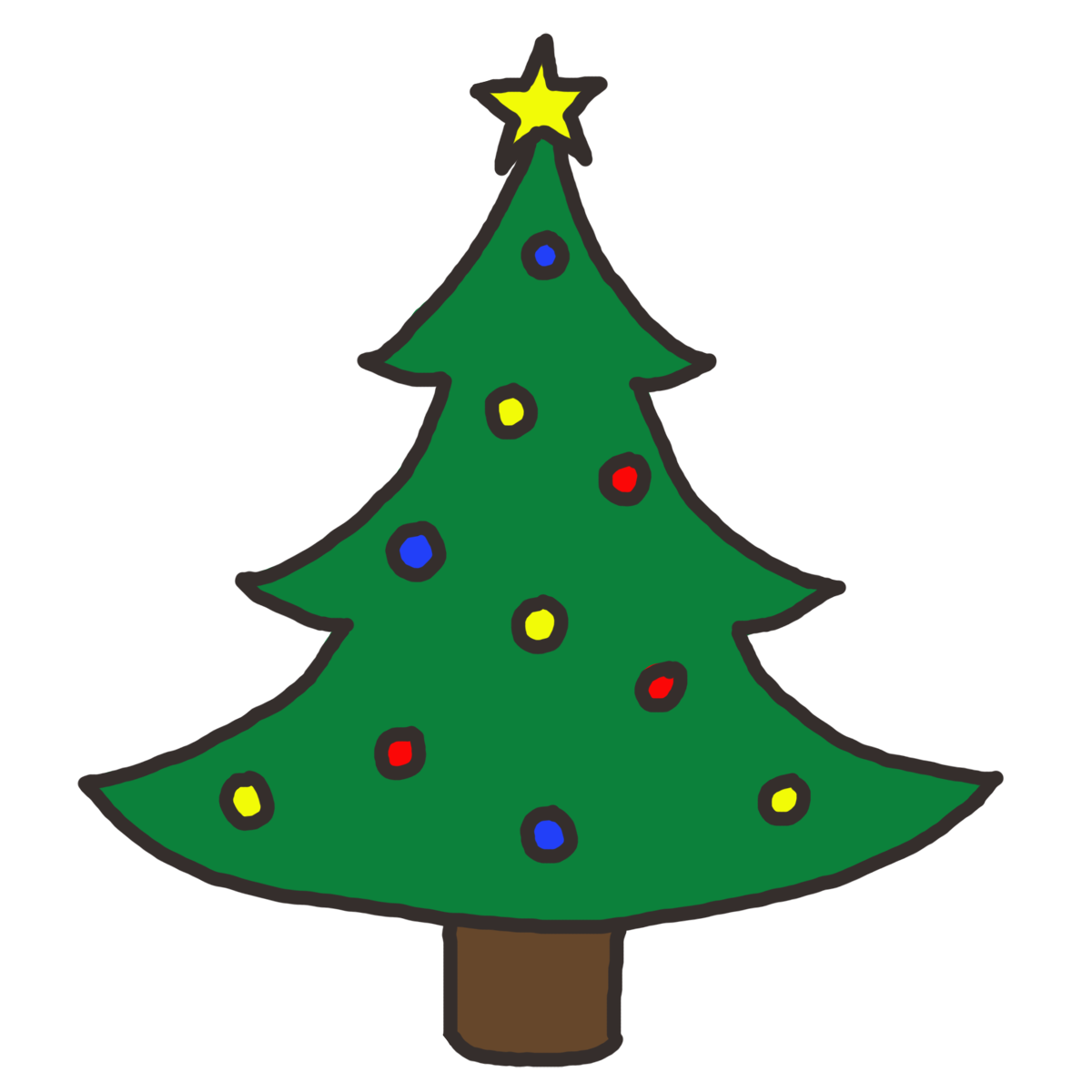 1200x1200 Christmas Tree Clip Art Decorating Ideas