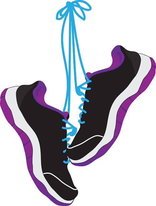 500x658 Track Shoe Clipart