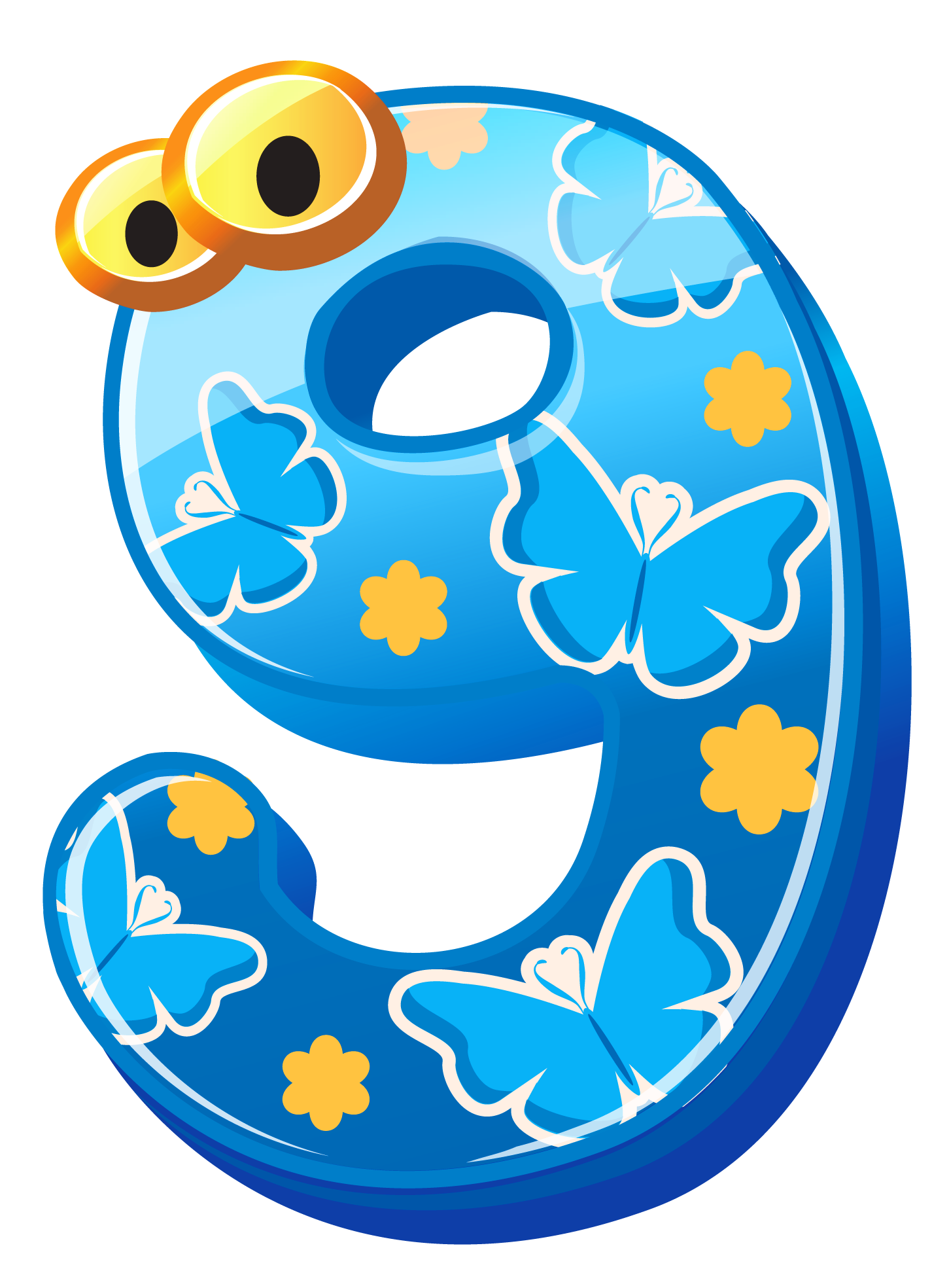 1451x1968 Cute Number Nine Png Clipart Imageu200b Gallery Yopriceville