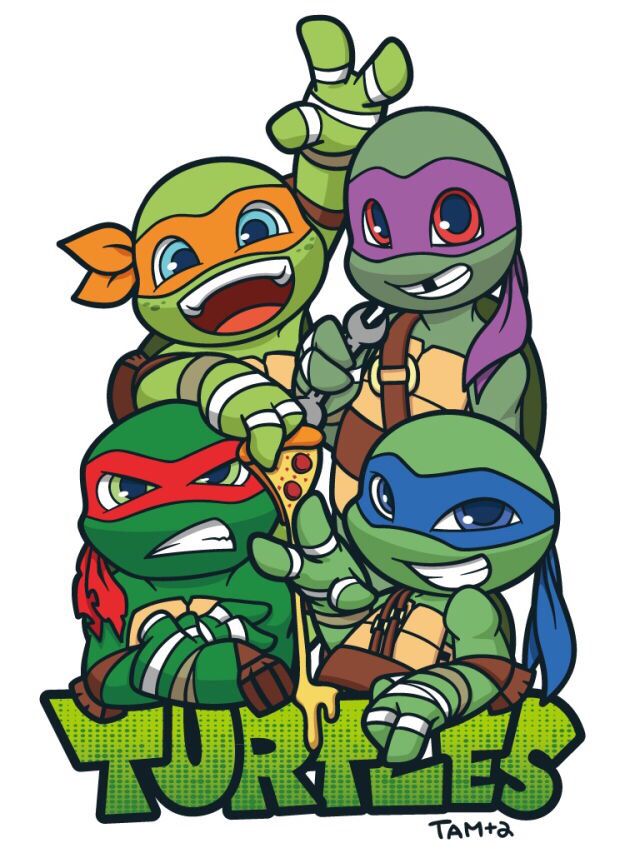 640x853 Ninja Turtles Clipart Cute 3742342