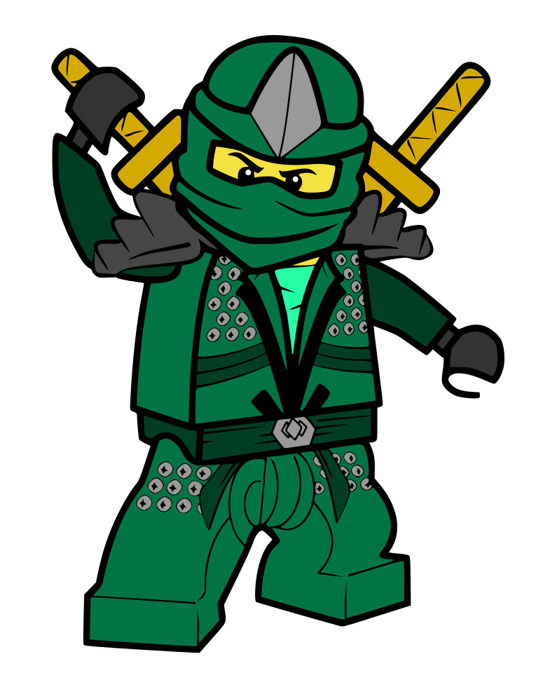 765x990 Green Lego Ninja