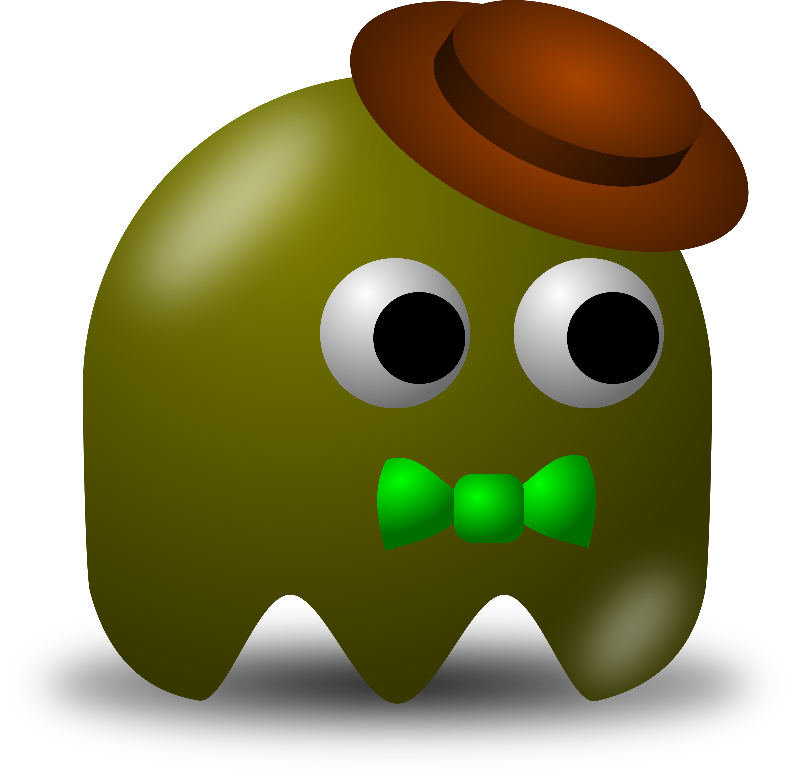 3200x3147 Avatar Character Wearing Classy Brown Hat