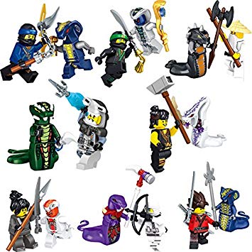 355x355 Bela Ninjago Minifigures Set Of 16 Mini Figures Brand New All